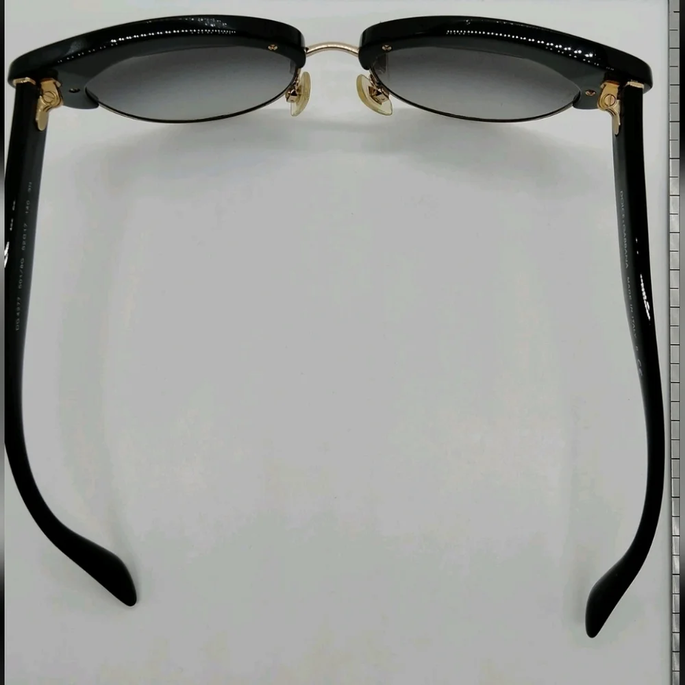 Dolce & Gabbana Black and Gold Sunglasses